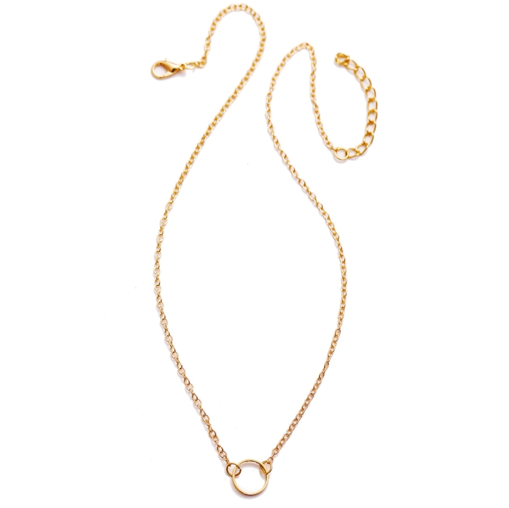 ✨5/$30- SILVER Loop Centered Chain - Picture 4 of 5